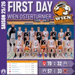 🏀🏀🏀
MTV BASKETS BEIM OSTERTURNIER IN WIEN
🏀🏀🏀

Seit 1990 findet das Internationale Turnier in Wien statt, und die MTV Baskets sind immer wieder mit ihren Nachwuchsteams dabei!🇦🇹

Über 5.000 Spieler treten in über 1.700 Spielen gegeneinander an. Von den Altersklassen U12 bis U20 ist alles vor Ort, sowohl Jungen- als auch Mädchenmannschaften.⛹

Für die MTV Baskets tritt das erfolgreiche U14 Team der abgelaufenen Saison an. Am ersten Tag gab es einen Sieg gegen Mainz und eine Niederlage gegen das stark aufspielende Team aus Hermsdorf. Morgen geht es weiter gegen die Elite Basket Lecce.🥁

Mit dabei sind neben Coach Anthony Gräber auch zahlreiche Eltern, die die Jungs tatkräftig unterstützen und anfeuern. Wir wünschen euch allen viel Spaß und Erfolg im schönen Wien.

🏀🏀🏀
LET'S GO BASKETS !

#wien #wienbasketball #turnier #spieltag #gameday #oneteam #jugendsport #bayernbasketball #victory #bbvonline #ingolstadt #onefamily #basketball #teamsport #supporters #supportyourteam

@asc_theresianum_mainz